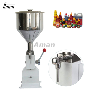 Machine de remplissage de pâte manuelle Machine de remplissage de pâte alimentaire semi-automatique manuelle en acier inoxydable 304 personnalisée